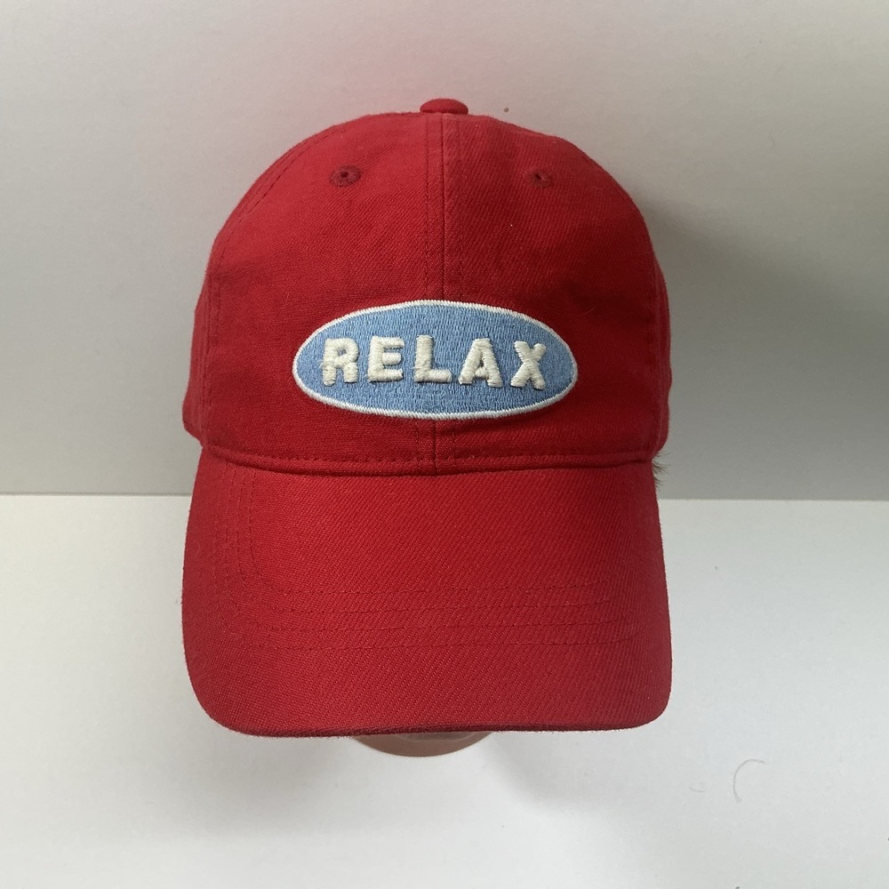 Tommy Bahama Relax Hat Unisex Red Cap Casual Beach Flexfit Crazy Cuban Casual